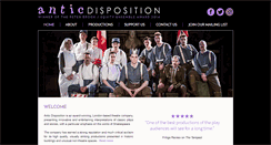 Desktop Screenshot of anticdisposition.co.uk